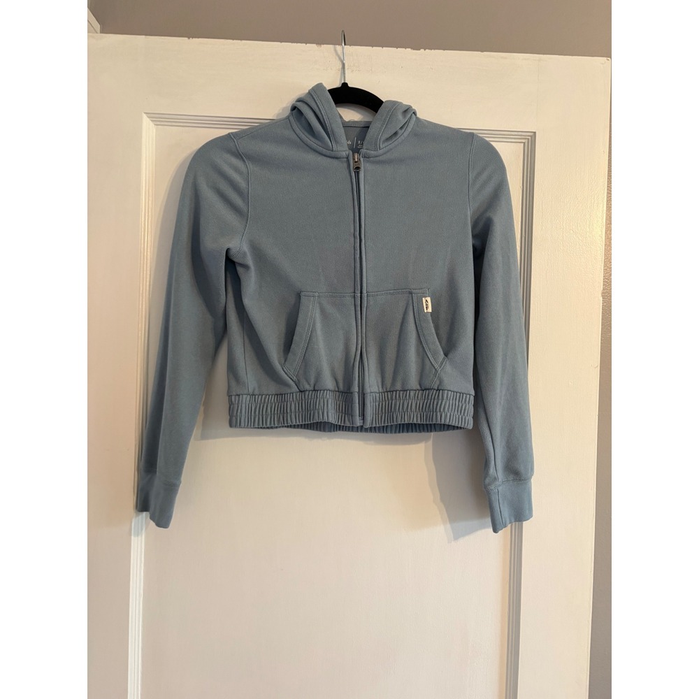 Girl's Abercrombie Kids Blue Full-Zip Hooded Sweatshirt Size 9/10